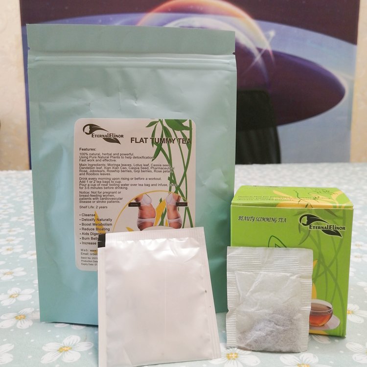 Flat Tummy Tea Wholesale Fast Burn Belly Fat Body Shaped Hot Selling Skinny Tetox For Flat Stomach OEM