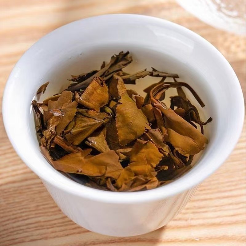 Fuding White Tea Shou Mei Original flavor brick tea Bulk Wholesale Shipping New Old White Leaves in Box Packaging Healthy Tea