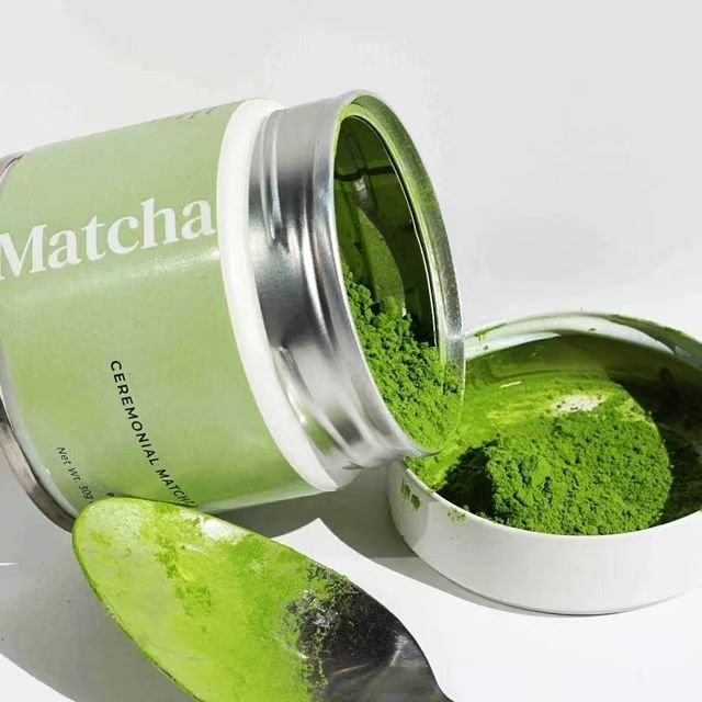 OEM Matcha 30g/50g Tin Can Green Tea Powder with Private Label 6A Ceremonial Grade Matcha