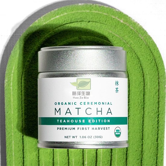 OEM Matcha 30g/50g Tin Can Green Tea Powder with Private Label 6A Ceremonial Grade Matcha