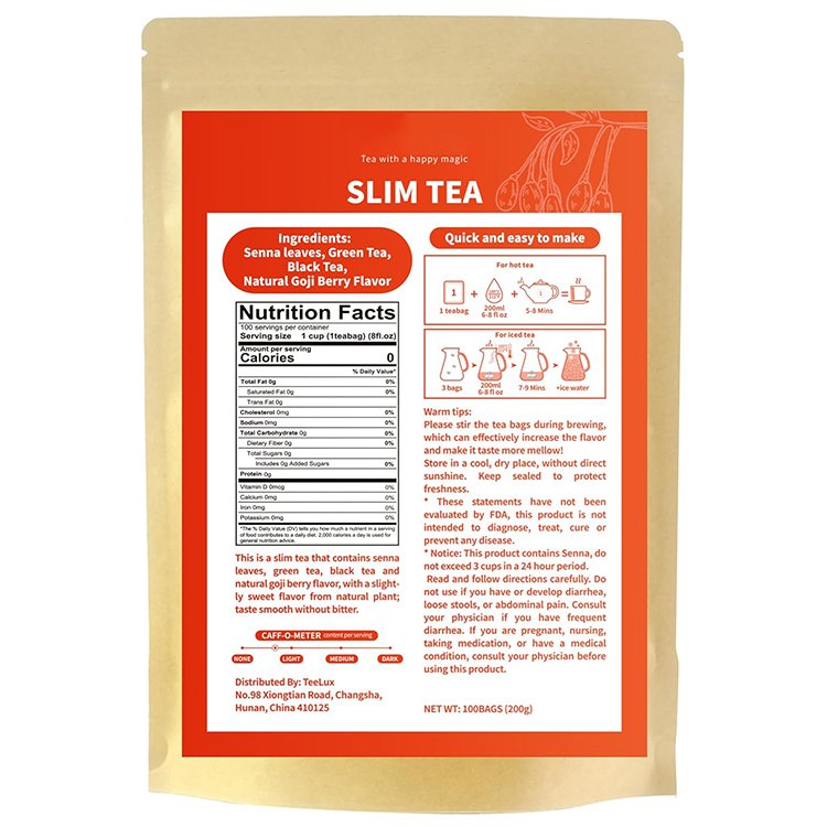 China Wholesale Private Label Weight Loss 14 Day Slimming Diet Tea