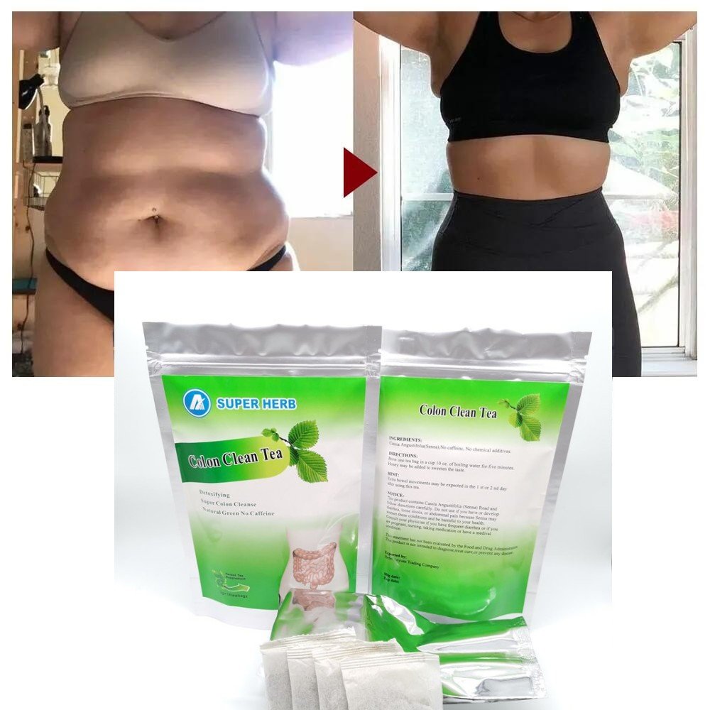 Super Herb Best Selling Detox Flat Tummy Colon Cleanse Tea Green Tea