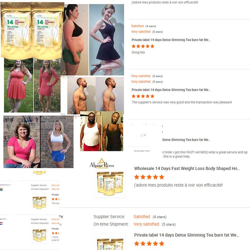 Hot Selling 14 Day Slim Tea To Lose Weight Organic Slimming Tea Burn Fat Weight Loss Detox Slim Tea