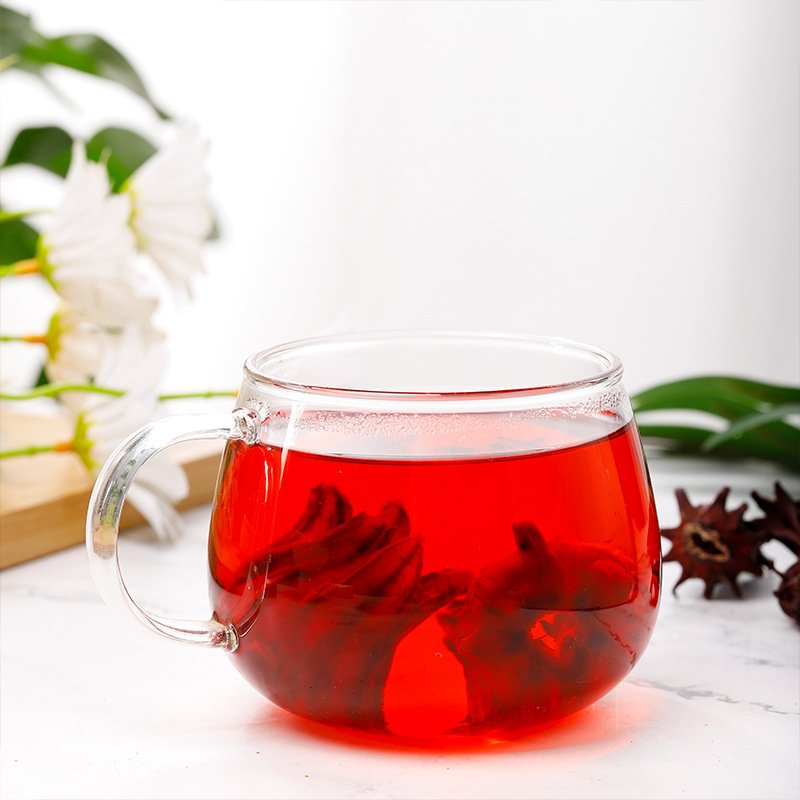 Hibiscus Flower Bulk Natural Dried Red Roselle Whole Hibiscus Flower Loose Herbs Tea Detox Slim Tea