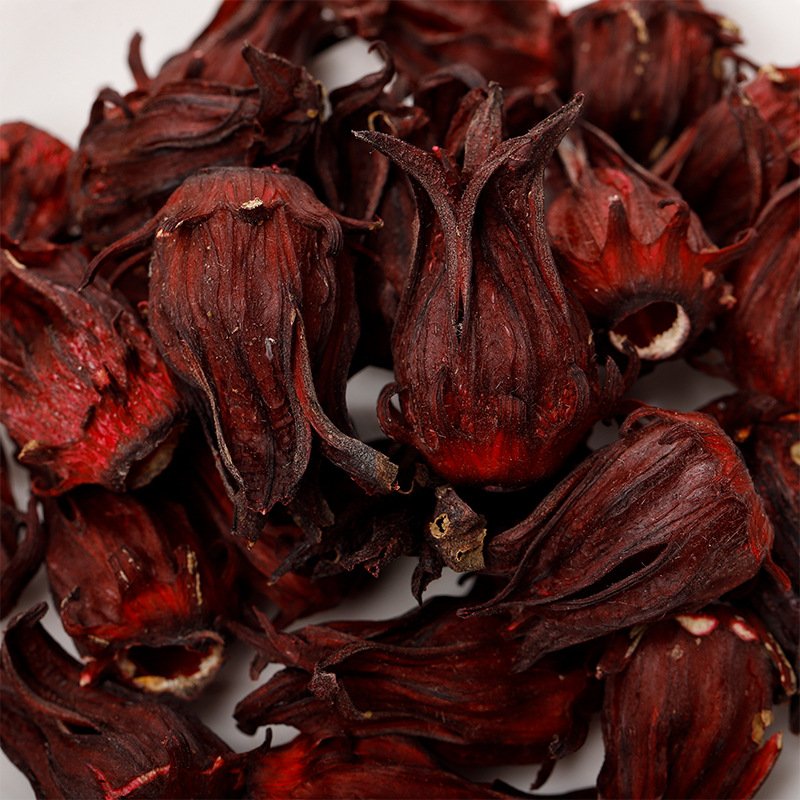 Hibiscus Flower Bulk Natural Dried Red Roselle Whole Hibiscus Flower Loose Herbs Tea Detox Slim Tea