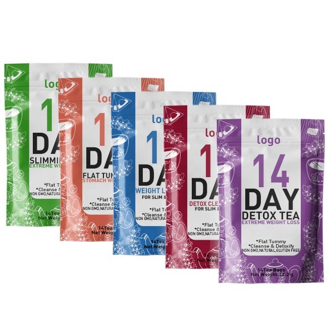 Private Label detox tea fast weight loss slimming tea lotus leaf root of kudzu vine