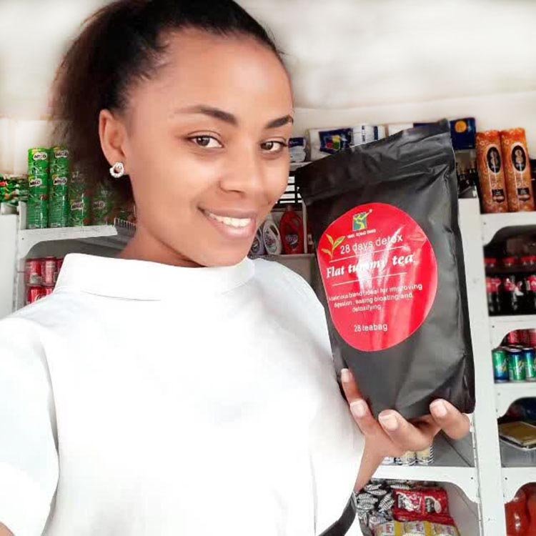 28 Days Flat Tummy Fat Burner Detox Slimming Tea