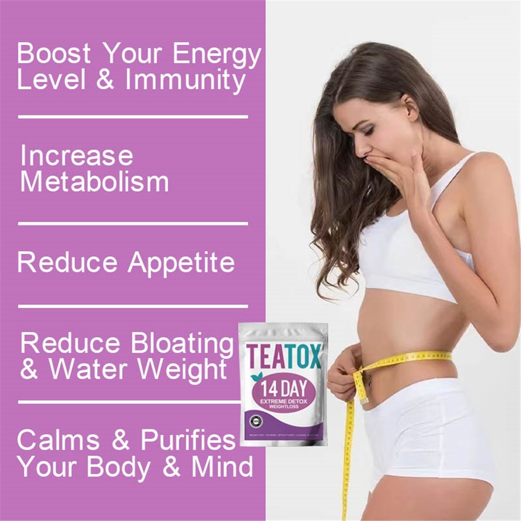 Best Selling 14 Day Detox Slim burn Tummy Tea bags Private Label organic flat slimming weight Loss fit Detox Tea