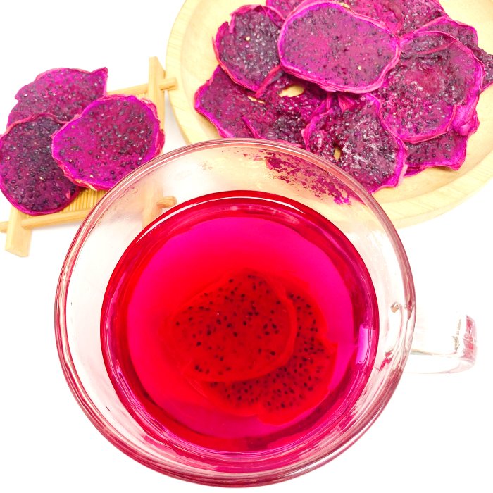 Factory Price High Quality Dried Red Dragon Slices Fruit Pitaya Pearl Slice Dried Fruit Tea Slimming Tea