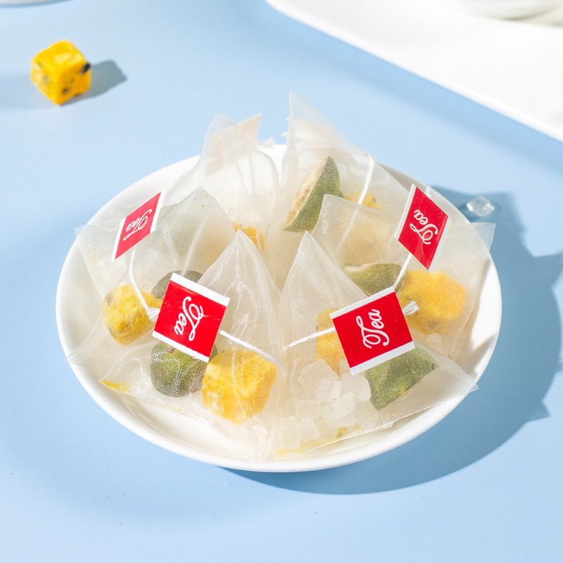 Wholesale Price Chinese Mixed Fruity Herbal Tea bag lemon slimming tea free of charge sample