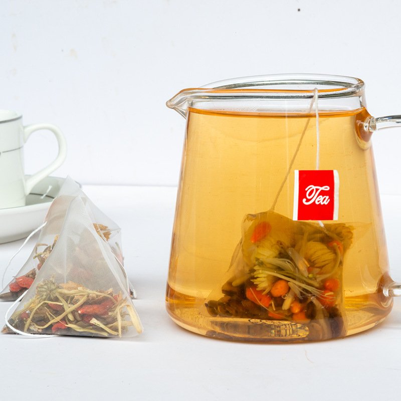 Chinese tea for liver Formula Chrysanthemum Cassia Seed Burdock Honeysuckle Detox Health Pyramid tea bag tea for the liver