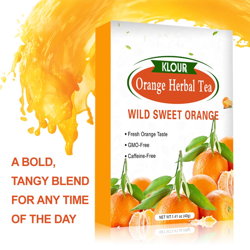 OEM/ODM Pyramid Tea Bag Organic Healthy Body Orange Tea