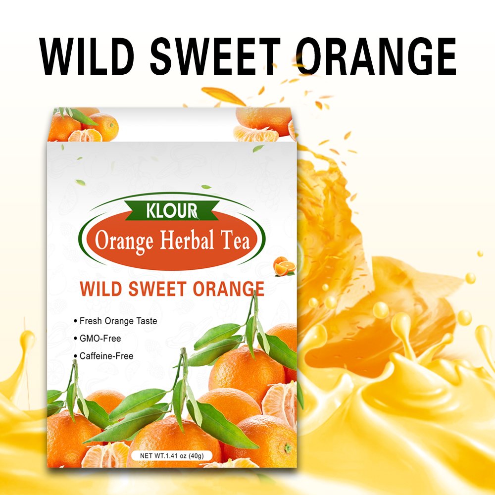 OEM/ODM Pyramid Tea Bag Organic Healthy Body Orange Tea