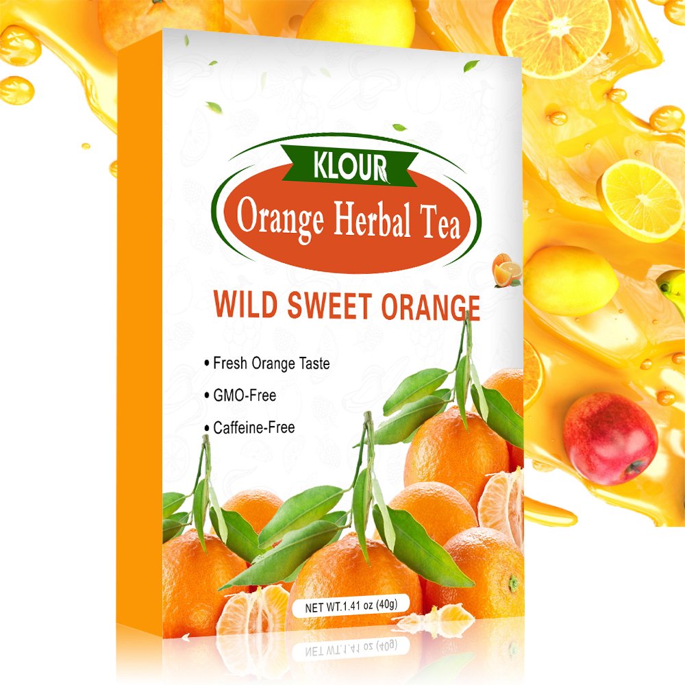 OEM/ODM Pyramid Tea Bag Organic Healthy Body Orange Tea