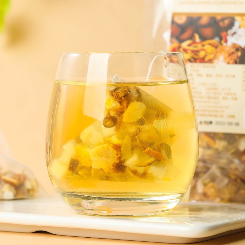 OEM/RTS Luo Han Guo and Loquat Cleansing Tea Organic Tea Fresh Blended Slimming Health Tea Packaged in Bag
