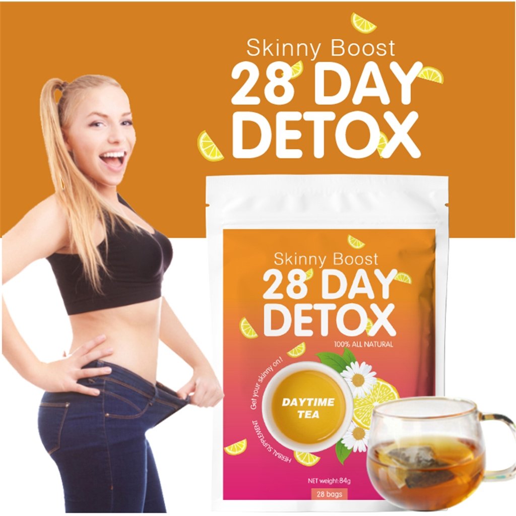 OEM Peach 28 Day Detox Tea Daytime Tea Flat Belly Detox Tea