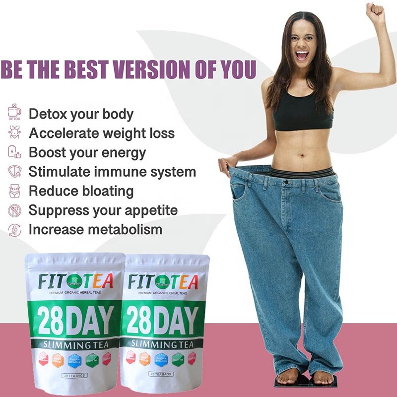 Private Label Slim Tea 14 or 28 Days Detox Slimming Tea Burn Tummy Tea Unisex 18 3 Grams 28 Bags Box / Bag Free Sample for a Box