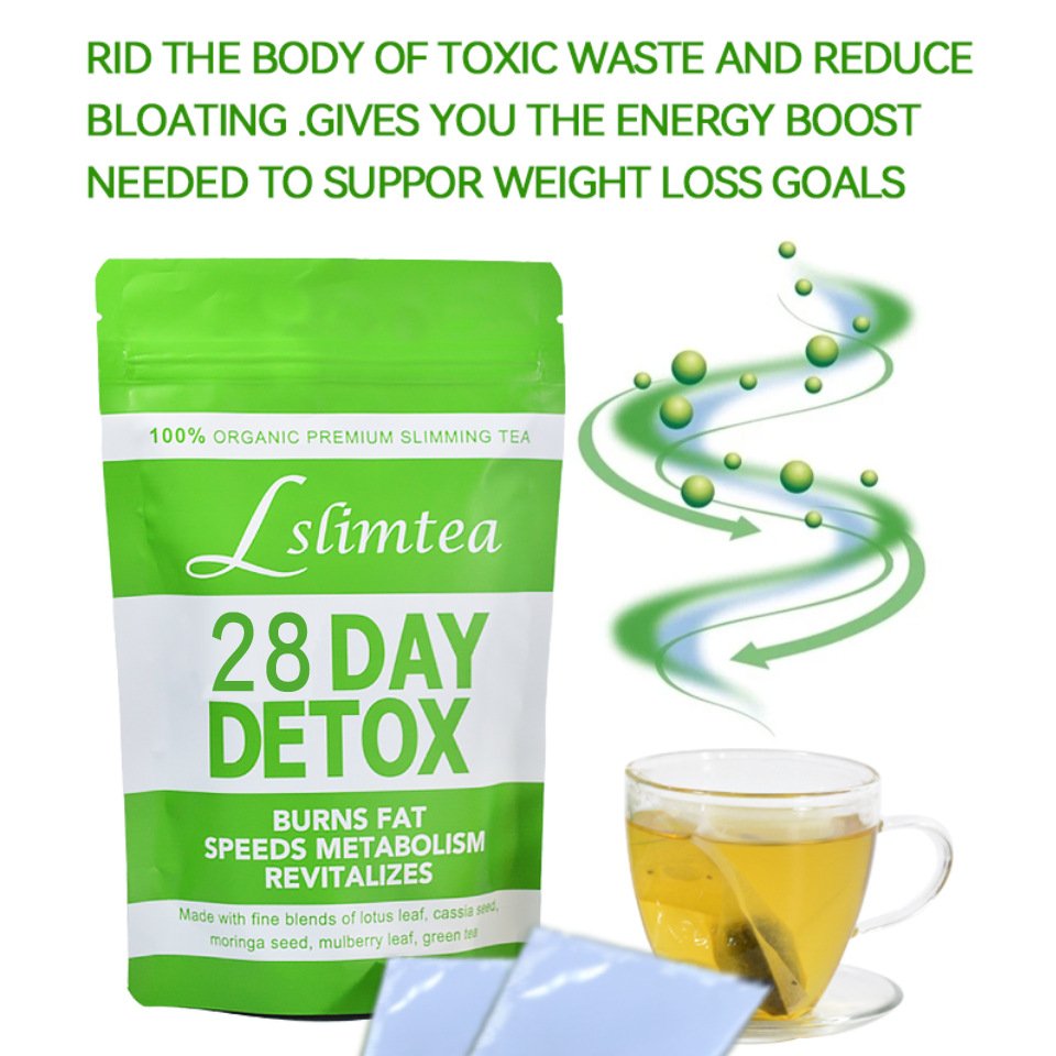 Global Hot Selling Private Label 28 Day slimming flat tummy tea weight loss Detox Slim tea