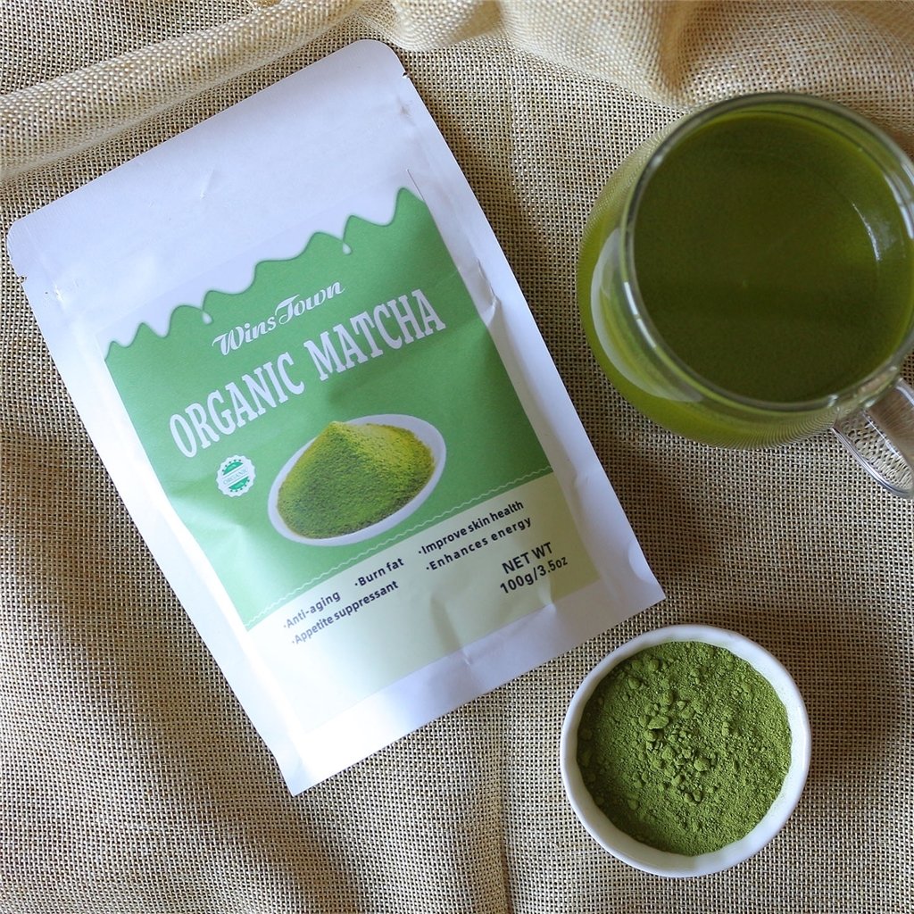 Organic matcha powder winstown Green Tea Powder detox slimming tea