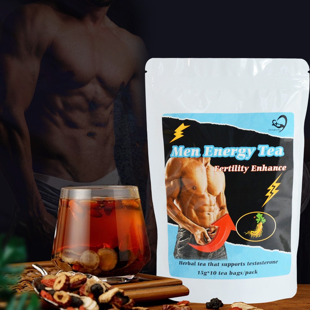 Chinaherbs healthy libido men energy tea maca and ginseng tea high energy boost powerful maca herbal male fertility tea for men