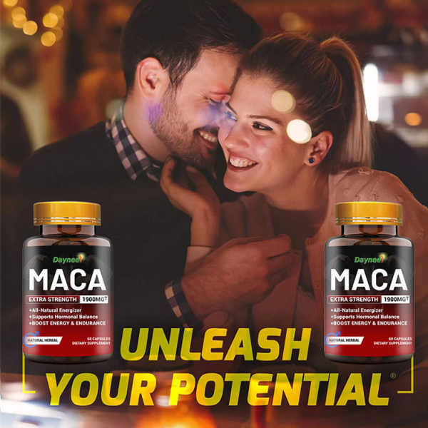 OEM MACA capsules custom manufacturer Natural dietary supplement capsule men and women love pills Private Label Maca Powder