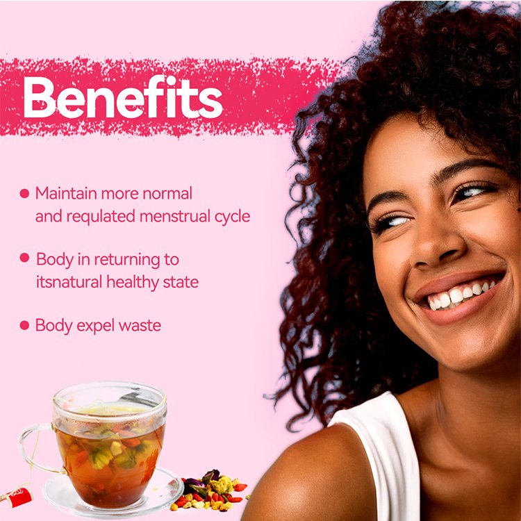OEM Menstrual Cycle Hormone Balance tea Chinese Herbal Fresh Flavor Detox Women's Tea