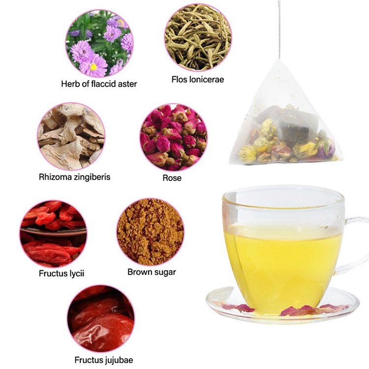 OEM Menstrual Cycle Hormone Balance tea Chinese Herbal Fresh Flavor Detox Women's Tea