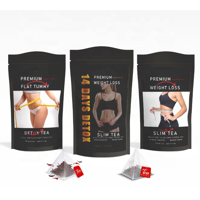 Private Label 100% Organic Herbals weight loss slimming tea with senna flat tummy Detox Tea