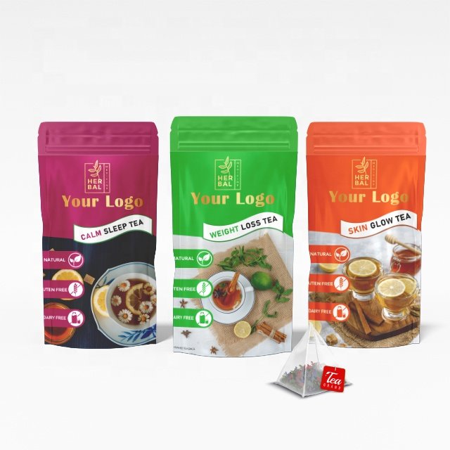 Private Label 100% Organic Herbals weight loss slimming tea with senna flat tummy Detox Tea