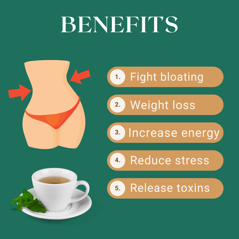 Private label organic natural flat tummy products detox tea