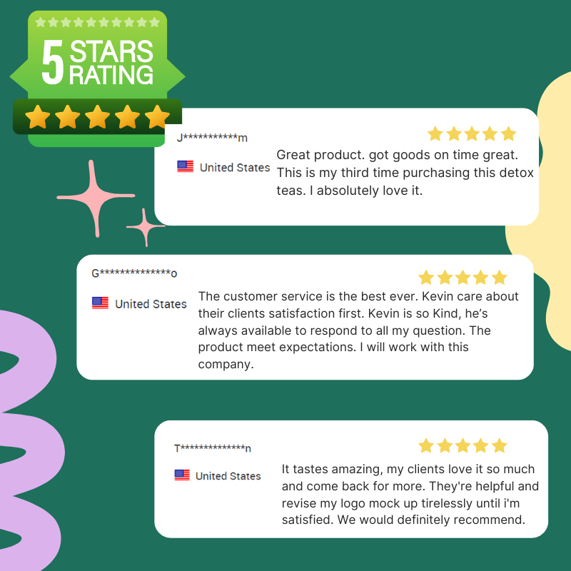 Private label organic natural flat tummy products detox tea