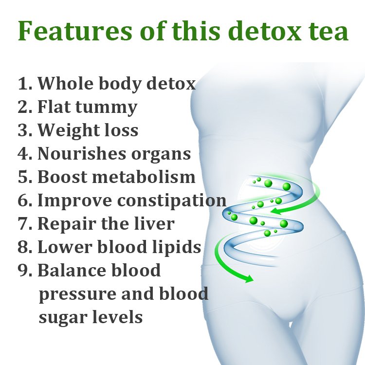 best selling 14 day weight loss liver detox chai blood cleansing tea improve hungry natural herbs tea thin legs green