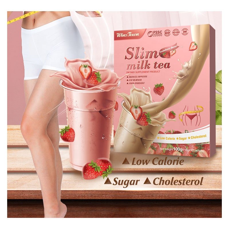Diet milk tea Private Label Fast Body Hot Selling Skinny Tetox Flat Tummy detox slim milk tea