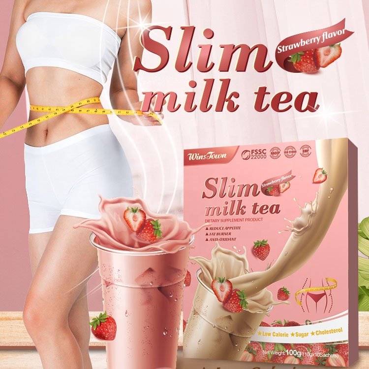 Diet milk tea Private Label Fast Body Hot Selling Skinny Tetox Flat Tummy detox slim milk tea