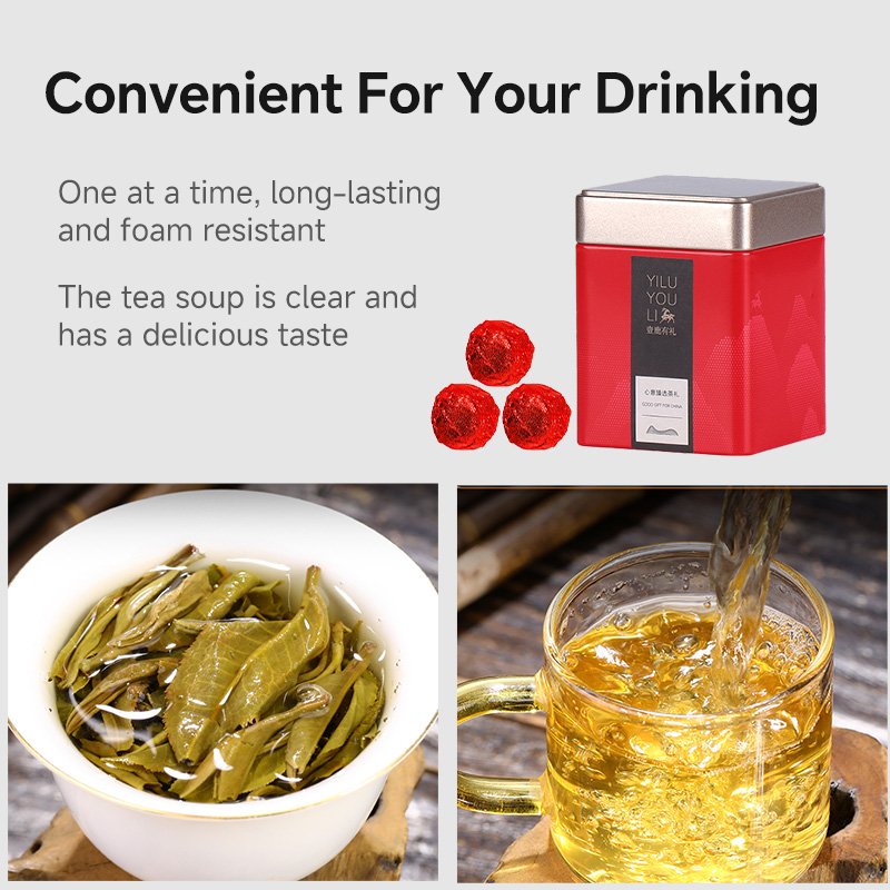 OEM green natural 100% pollution-free bulk balls slimming detoxification China Pu'er tea kakoo slimming tea flat tummy