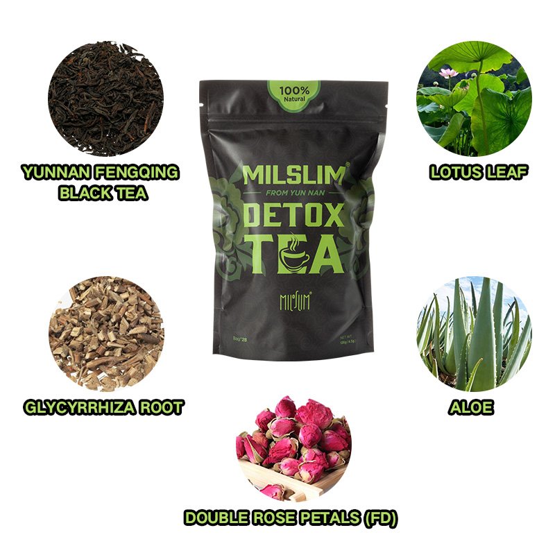 Wholesale Detox Tea Private Label Slimming Detox Weight Loss Natural No Side Hot Sale