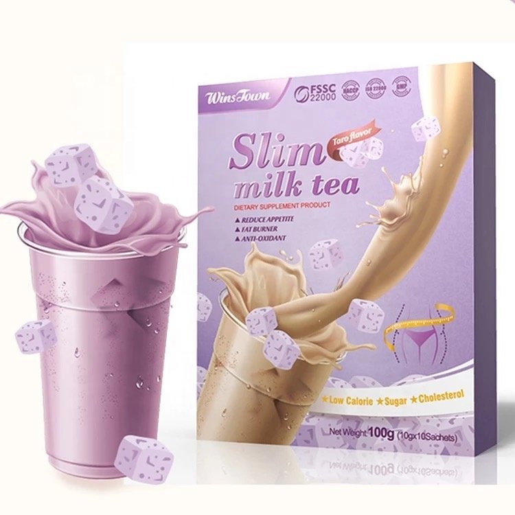 winstown slim milk tea diet Detox shake guice Custom Factory slim instant green coffe Chocolate flavor