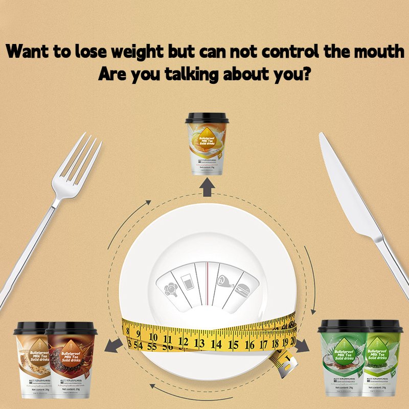 Private Label OEM ODM customized logo slimming products weight loss Milk tea cup slim milk tea