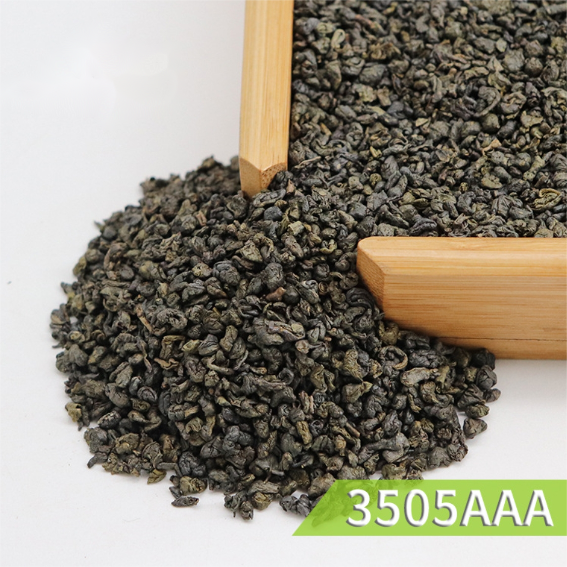 Wholesale Bulk Pearl Tea Green Tea Gunpowder Healthy Slimming Loose Tea in Flat Water Bead Boxes Bags and Bottles Sachets