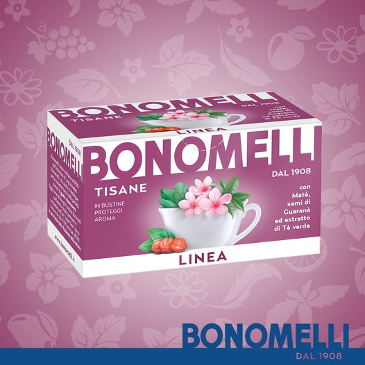 Top Quality Italian Certified Herbal Slimming Tea Wellness Tea Bonomelli 16 sachets in tea box to lose weight