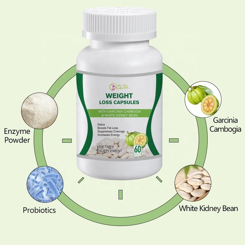 Private Label Hot Selling Natural Slimming Capsules Weight Loss Detox Fat Burner For Women And Men