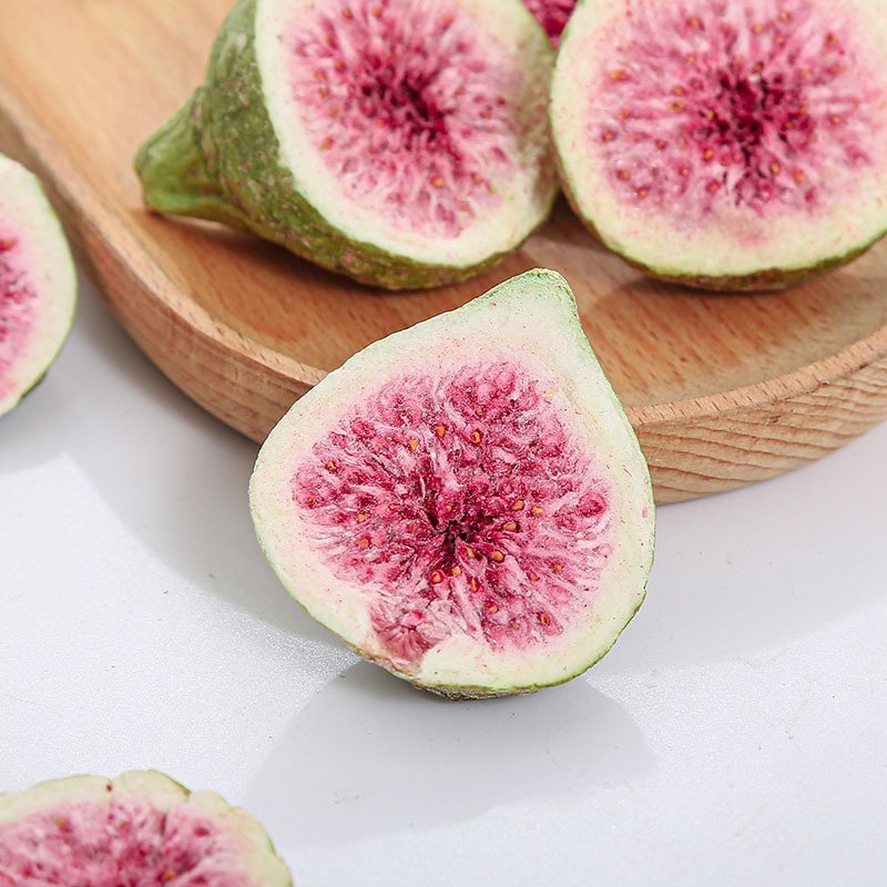Healthy Snacks Freeze Dried fruit fresh Figs wholesale bulk freeze dried fig chips FD High Quality Natural OEM Private Label