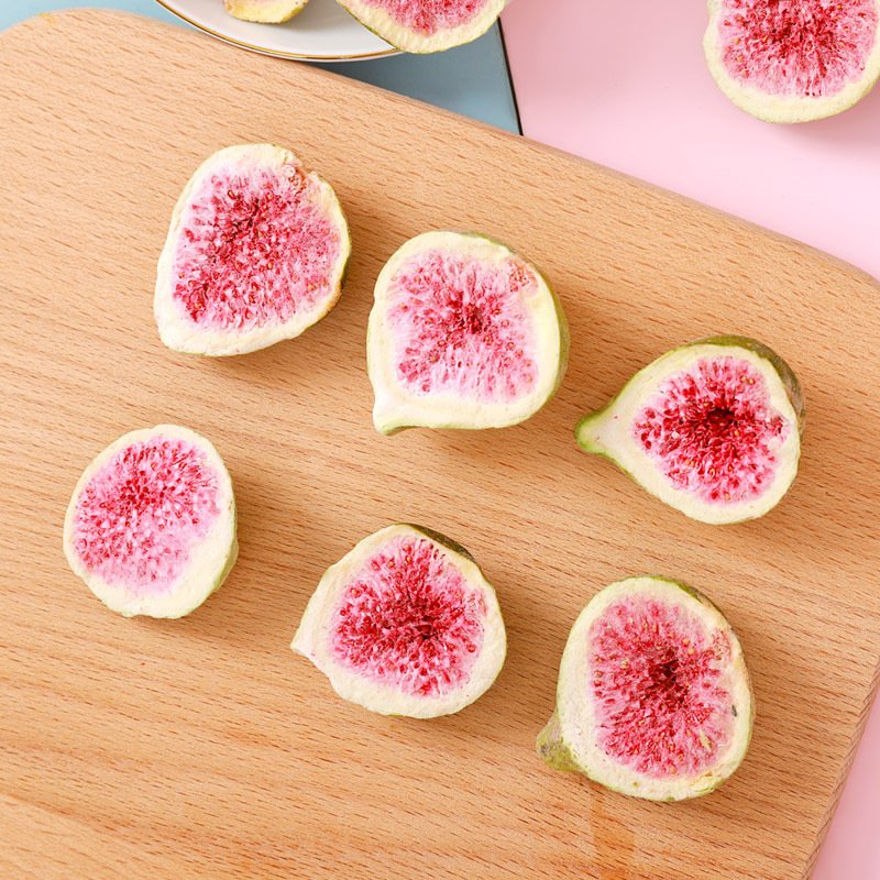 Healthy Snacks Freeze Dried fruit fresh Figs wholesale bulk freeze dried fig chips FD High Quality Natural OEM Private Label