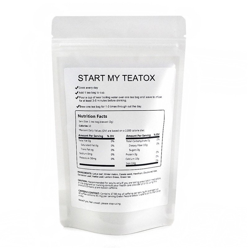 Factory Custom OEM/ODM 28 Days Weight Management Boost metabolism Cleanse Detoxify Slimming Tea