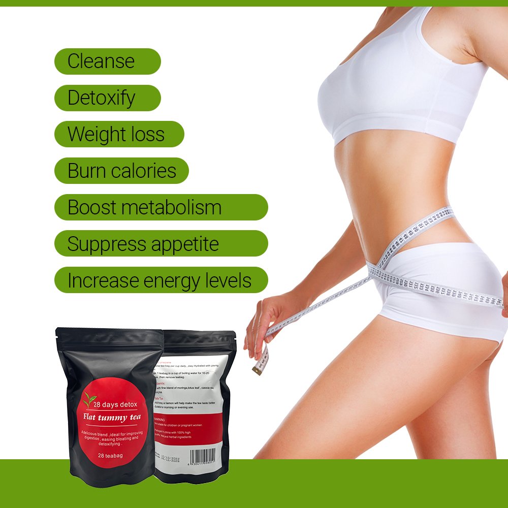 Private Label Weight Loss 28 Days Skinny Detox Tea Flat Tummy Tea
