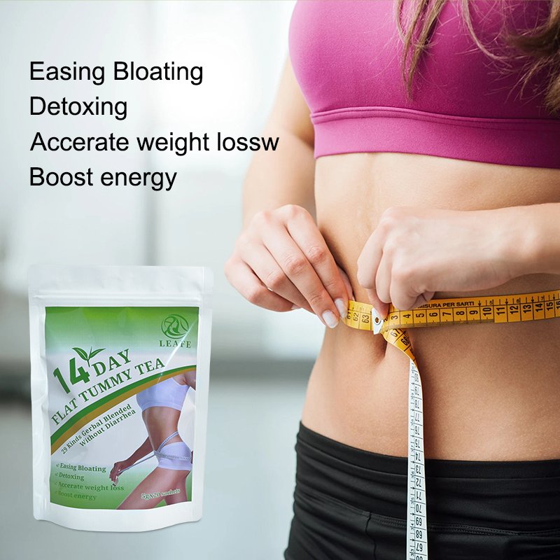 Magic Chinese Slimming Products Best Lemon Beauty-slimming Tea Lotus Leaf For Flat Belly Tea 14 Days Flat Tummy Tea