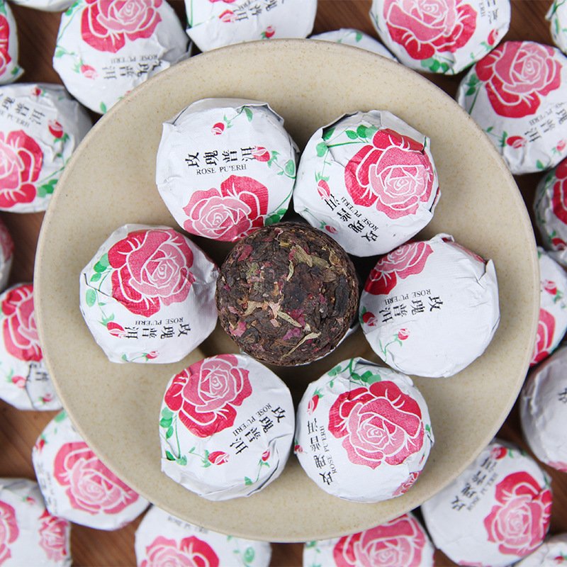 Factory directly supply different flavors Yunnan mini puer tuocha fermented puerh small tea cakes 7 gram per pcs