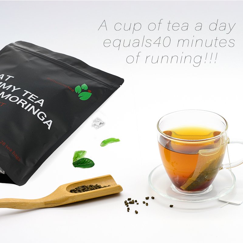 Chinaherbs 28 Days Detox Slimming Tea Weight Loss Flat Tummy Tea with Appetite Suppression Herbal Moringa tea