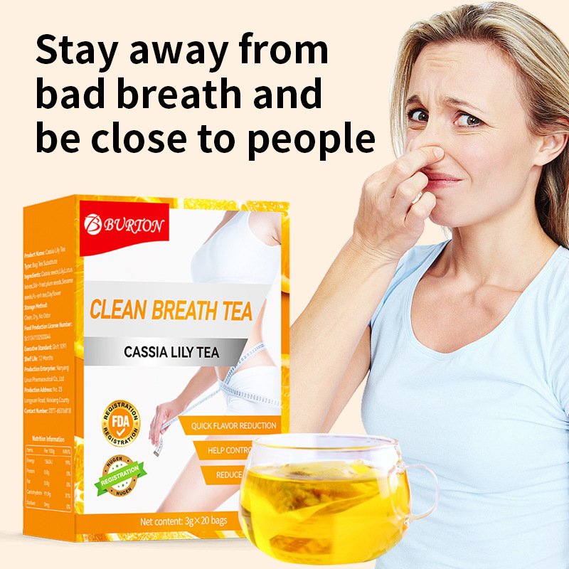 Wholesale Cross-Border Freshly Cassia Lily Tea Specialty Slimming Bagged Flower Tea Liver Health Bad Breath Bulk Bag Foreign