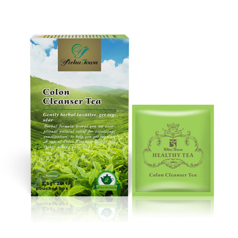 Chinese medicinal tea body detoxification colon purification herbal supplement